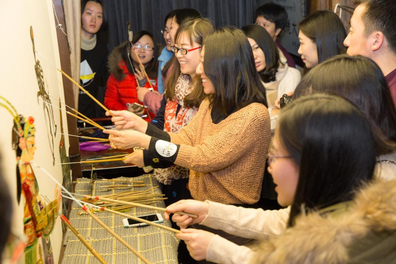 Beijing Shichahai Shadow Art Performance Courtyard 외부 사진